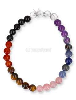 Bracciale con Pietre Burattate - 7 Chakra