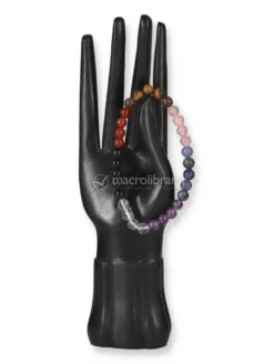 Bracciale con Pietre Burattate - 7 Chakra