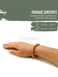 Bracciale in Legno di Palo Santo - Medium