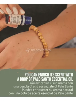 Bracciale in Legno di Palo Santo - Medium