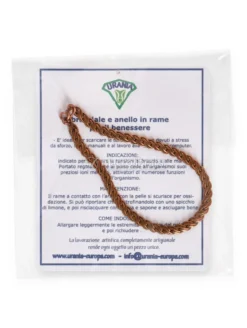 Bracciale in Rame Intrecciato 