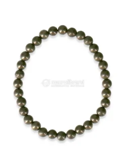 Bracciale Sfera Pietre 6 mm - Pirite