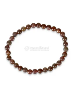 Bracciale Sfera Pietre 6 mm - Rubino