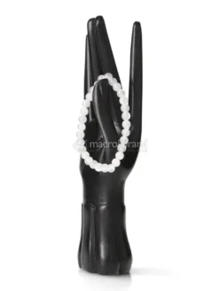 Bracciale Sfera Pietre 6 mm - Selenite
