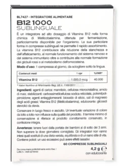 B12 1000 Sublinguale - Principium®