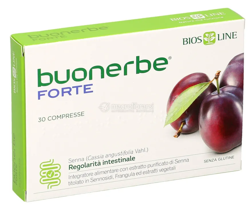 Buonerbe Forte - Integratore Alimentare con Estratto di Senna in Compresse