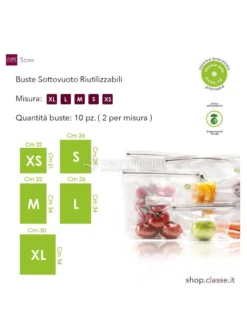 Buste Sottovuoto Assortite - 10 Pezzi Mix