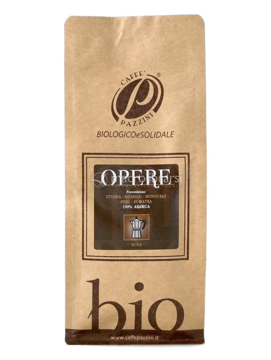 Caffè in Polvere Bio per Moka - Opere Brown