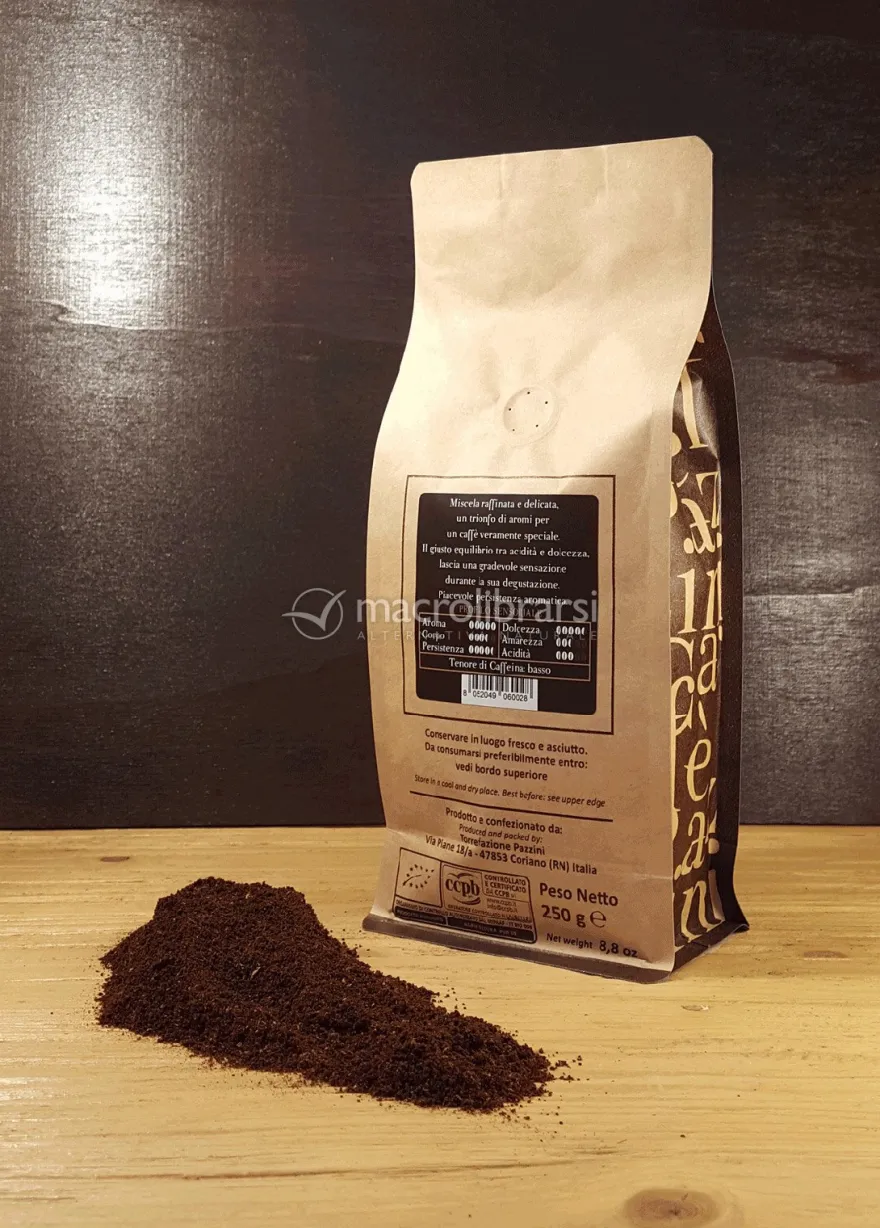 Caffè in Polvere Bio per Moka - Opere Brown