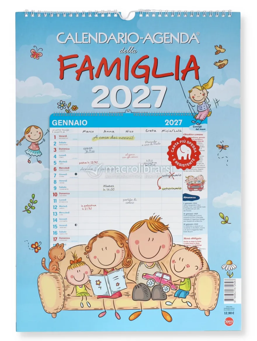 Calendario-Agenda della Famiglia 2027
