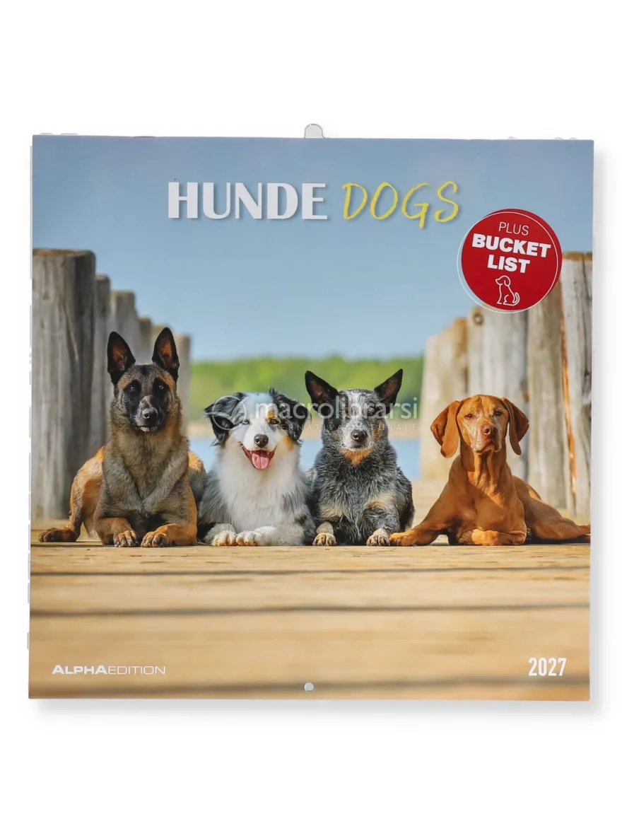 Calendario da Parete Cani 2027