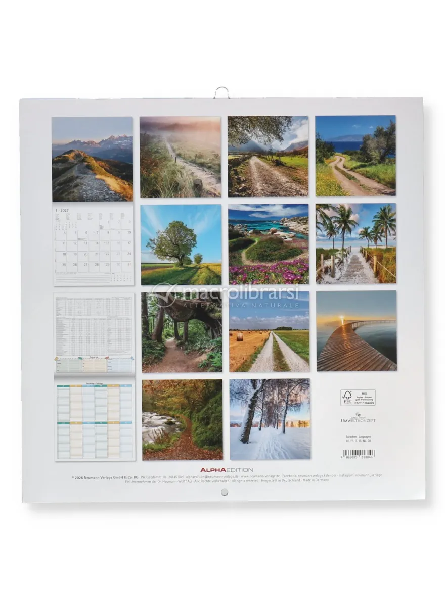 Calendario da Parete Sentieri 2027