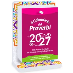 Calendario dei Proverbi 2027 - Con Supporto Colorato Mandala