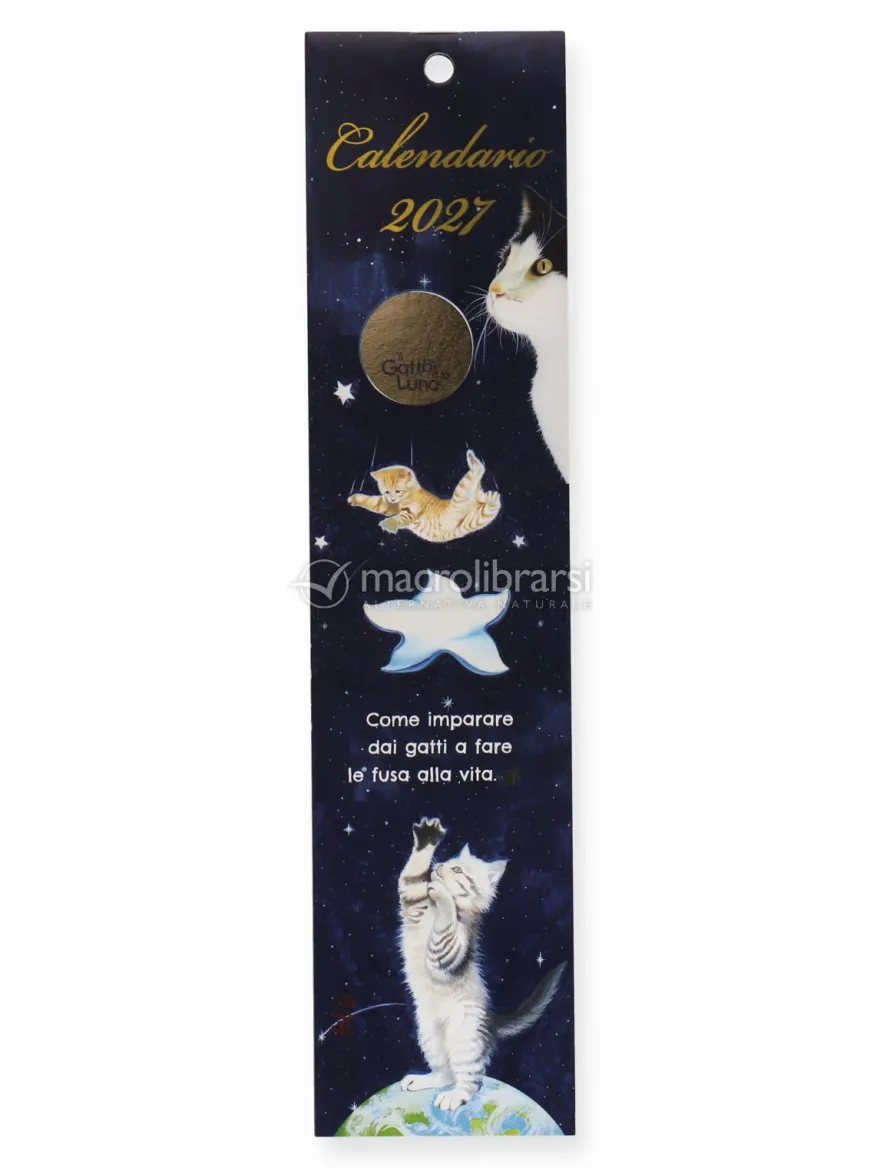 Calendario Piccolo 2027 il Gatto e la Luna