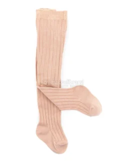 Calzamaglia Bimba in Bambù Organico - Rosa Cipria - 3/6m