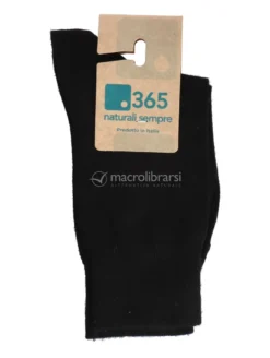 Calzini Corti in Viscosa di Bamboo Nero - Taglia 43/46