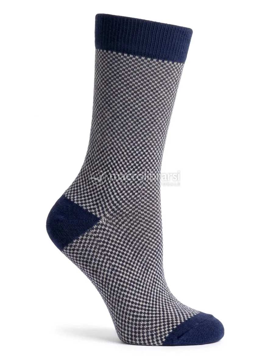 Calzini in Cotone Biologico Pointed Blu - Taglia 35-38