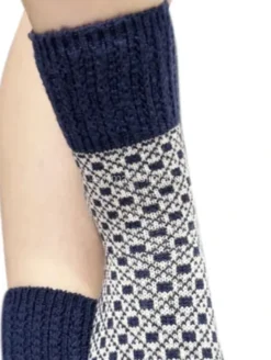 Calzini Jacquard Donna in Lana Merinos