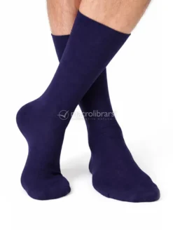 Calzini Uomo in Filo di Scozia Blu - Taglia 40/41