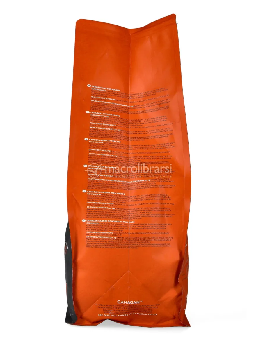 Canagan Grass Fed Lamb Crocchette Agnello per Cani - 2 kg