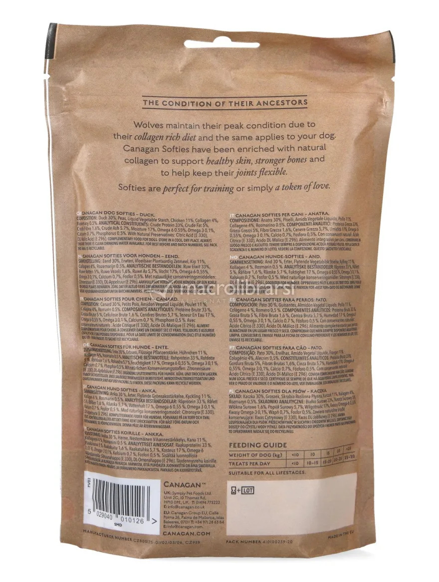 Canagan Softies Duck - Snack all'Anatra per Cani