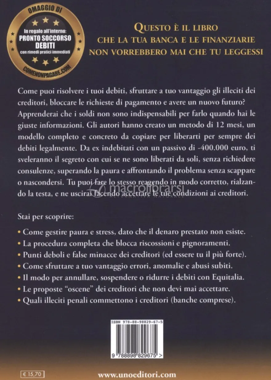 Cancella tutti i Debiti in 12 Mesi