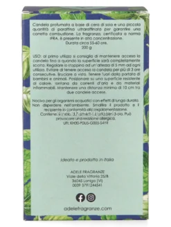 Candela Basilico e Menta - Le Officinali
