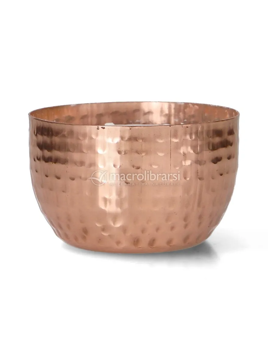 Candela con 2 Stoppini in Vaso Rame - Aqua Oud - Pitta