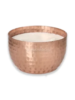 Candela con 2 Stoppini in Vaso Rame - Aqua Oud - Pitta