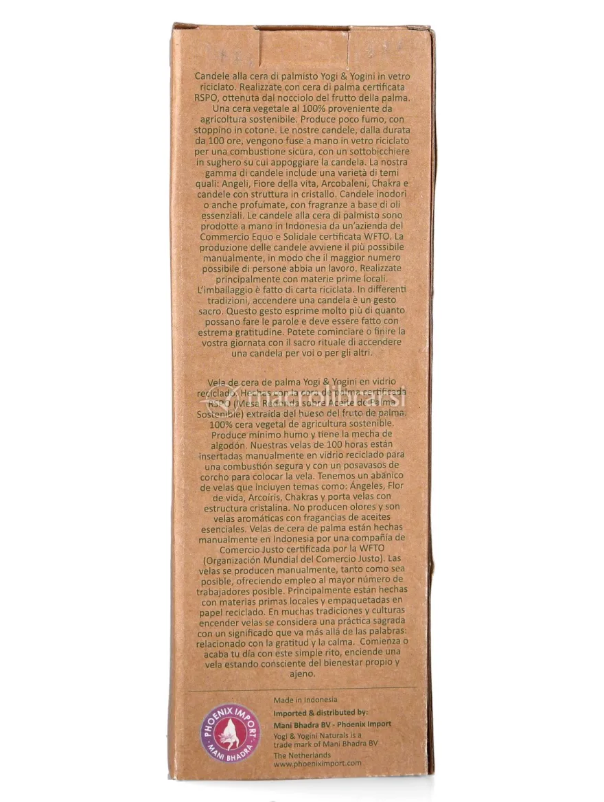 Candela Fiore della Vita - Lavanda, Mandarino e Vaniglia