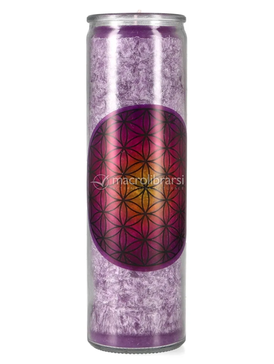 Candela Fiore della Vita - Lavanda, Mandarino e Vaniglia