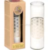 Candela Fiore della Vita - Stearina in Vetro
