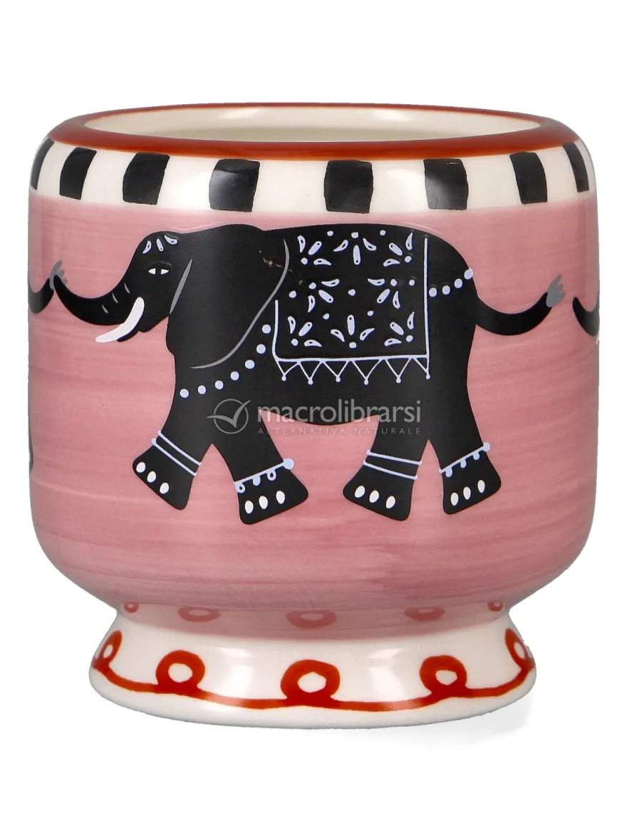 Candela in Ceramica "A Dopo" Elephant - Tabacco e Vaniglia