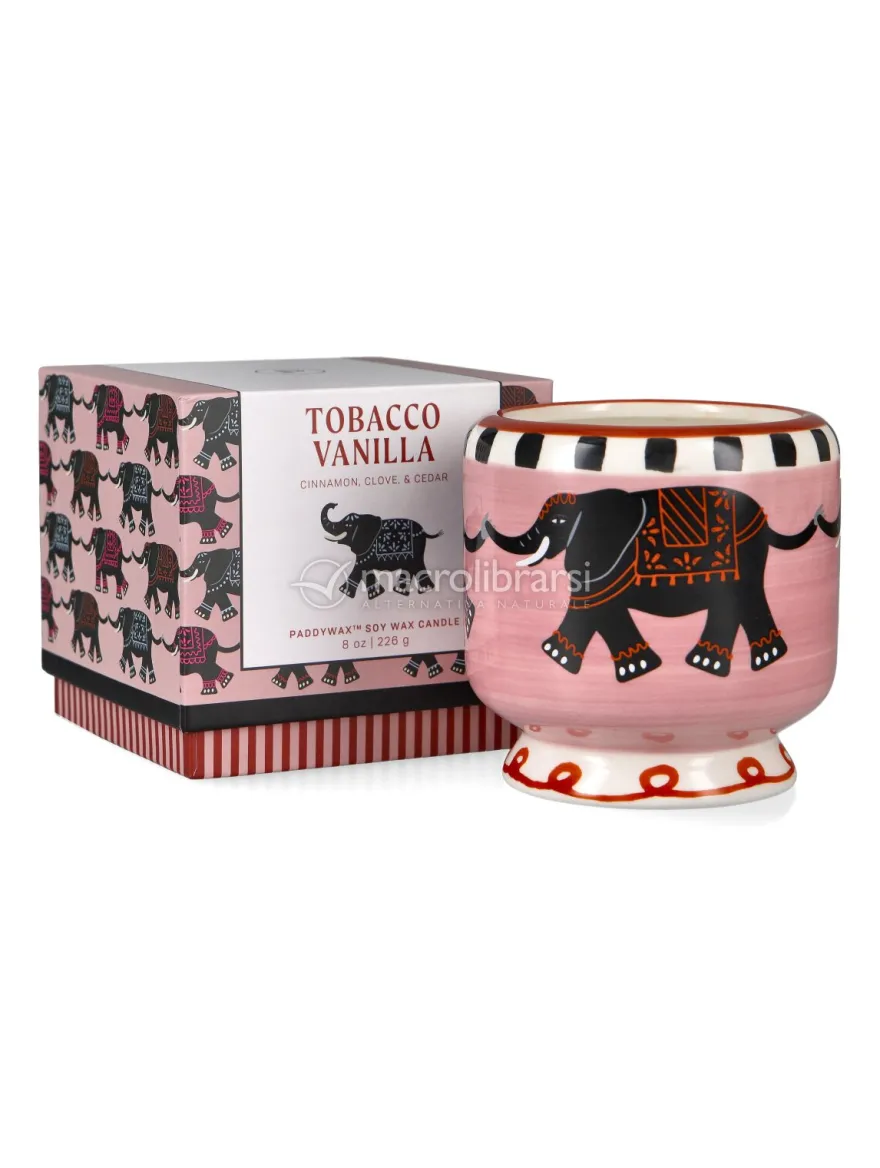 Candela in Ceramica "A Dopo" Elephant - Tabacco e Vaniglia