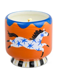 Candela in Ceramica "A Dopo" Horse - Sienna Sunset