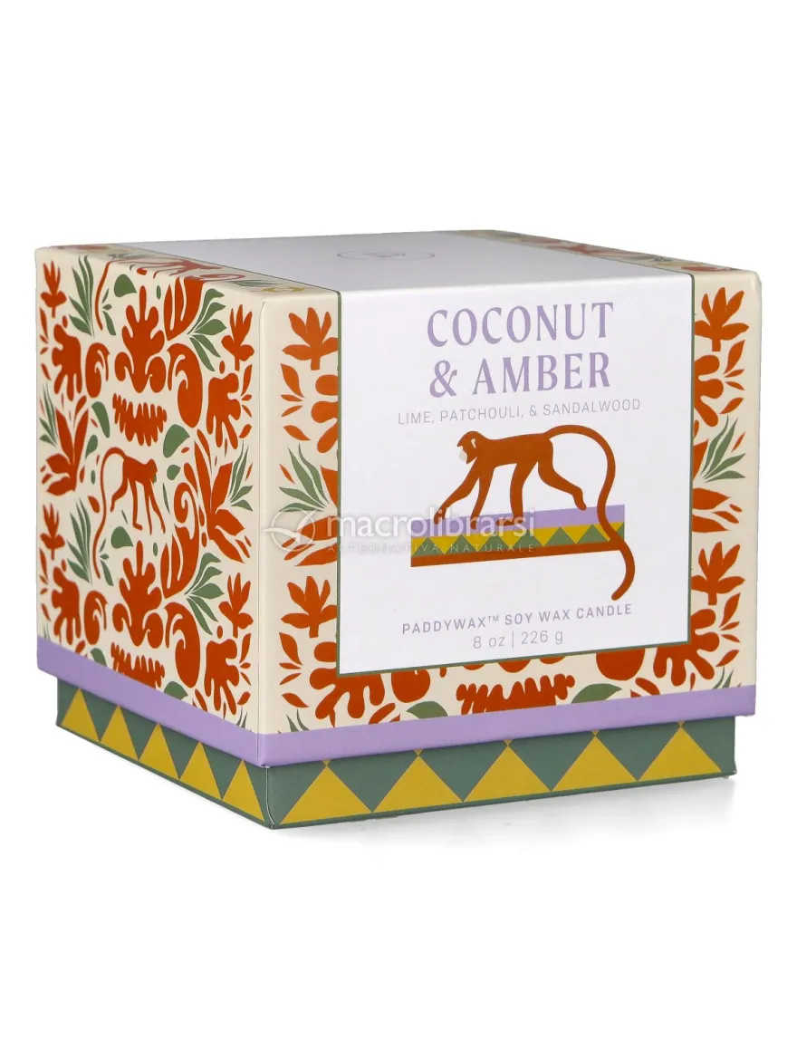 Candela in Ceramica "A Dopo" Jungle - Cocco e Ambra