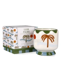 Candela in Ceramica "A Dopo" Palm Tree - Lush Palms