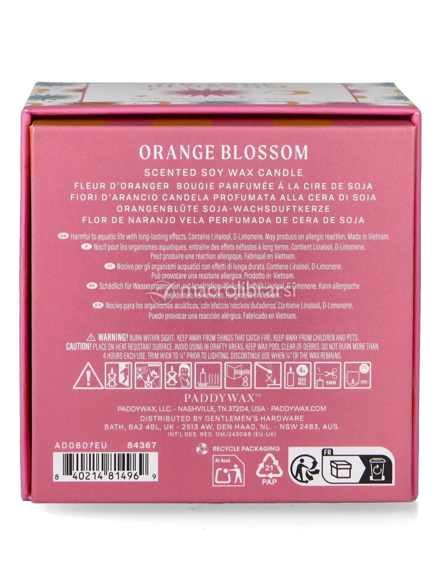 Candela in Ceramica "A Dopo" Sun - Orange Blossom - 226g