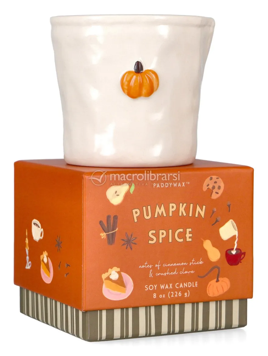 Candela in Ceramica "Bistro" Pumpkin Spice