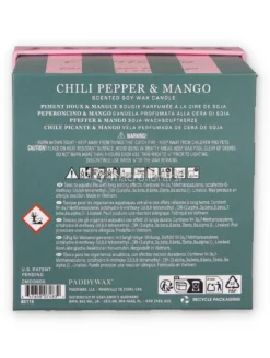 Candela in Vetro "Charmed" Cornicello - Chili Pepper e Mango