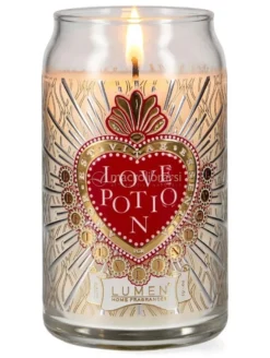 Candela Vegetale con Giara in Vetro "Love Potion"