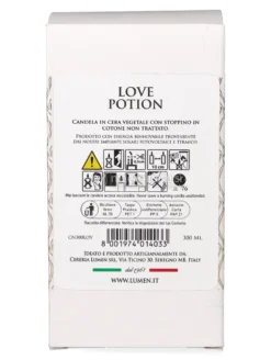 Candela Vegetale con Giara in Vetro "Love Potion"