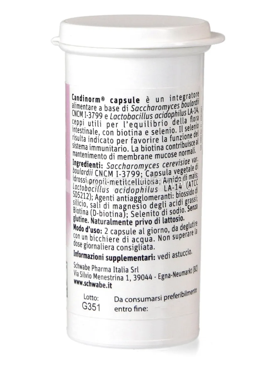 Candinorm - Integratore di Fermenti e Selenio in Capsule
