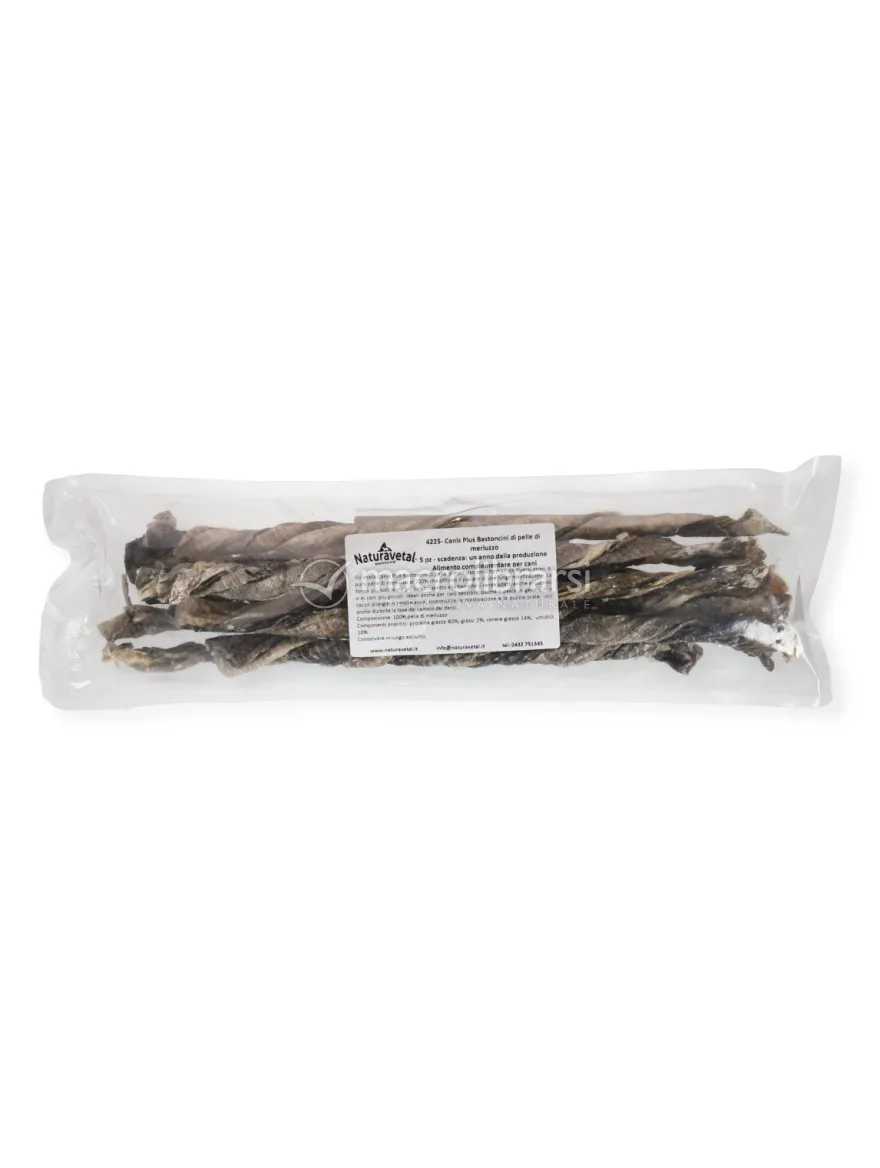 Canis Plus® Bastoncini di Pelle di Merluzzo
