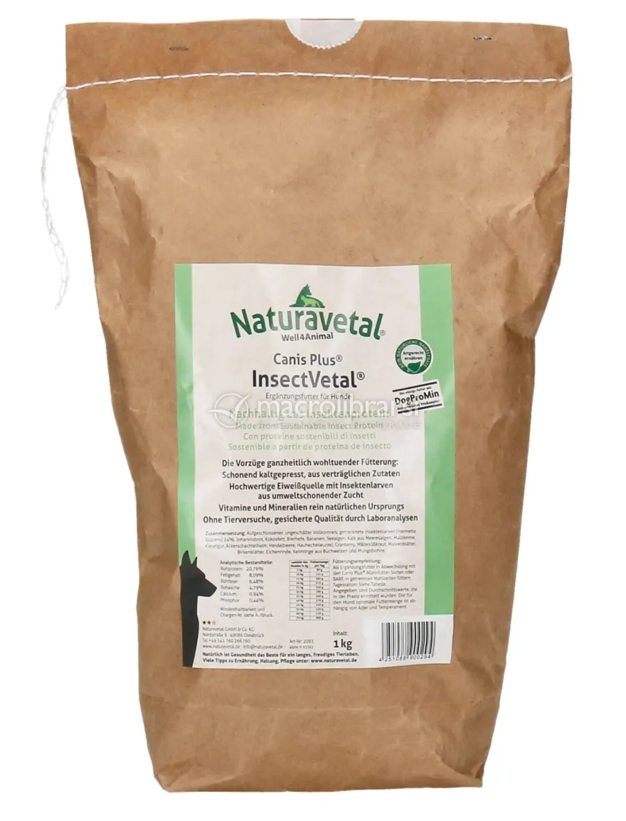 Canis Plus® Crocchette InsectVetal® - 1kg
