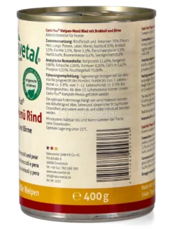 Canis Plus® Menù Cuccioli - Manzo con Broccoli - 400 g