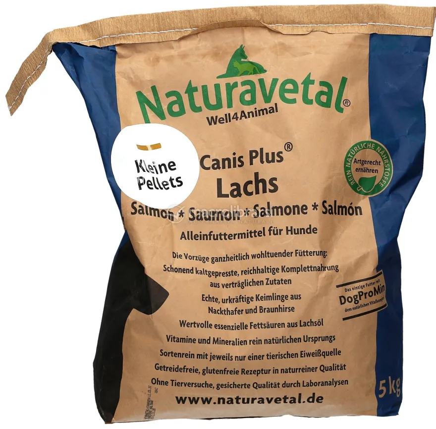Canis Plus Salmone - Crocchette Piccole - Salmone e Miglio - 5 Kg