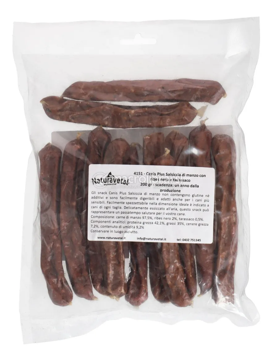 Canis Plus® Salsiccia di Manzo