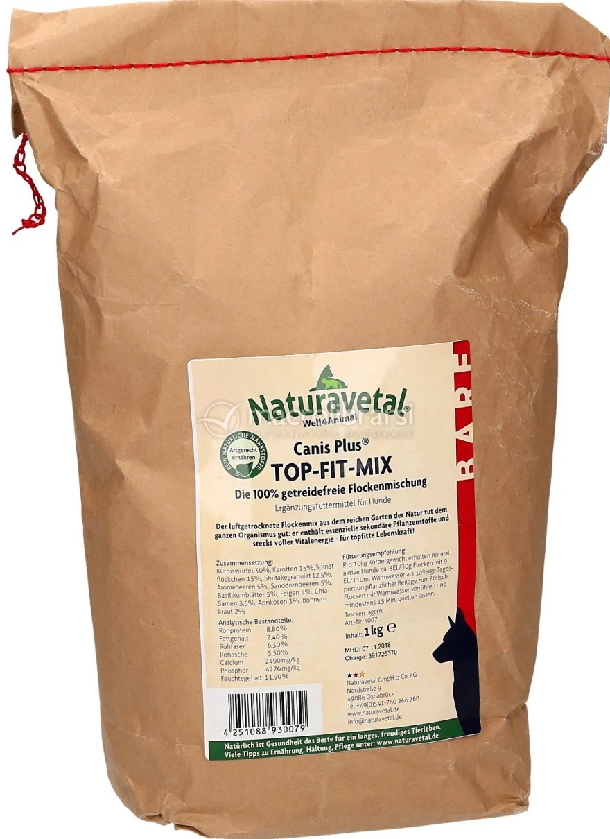 Canis Plus® Top-Fit-Mix - Miscela di Fiocchi Senza Cereali