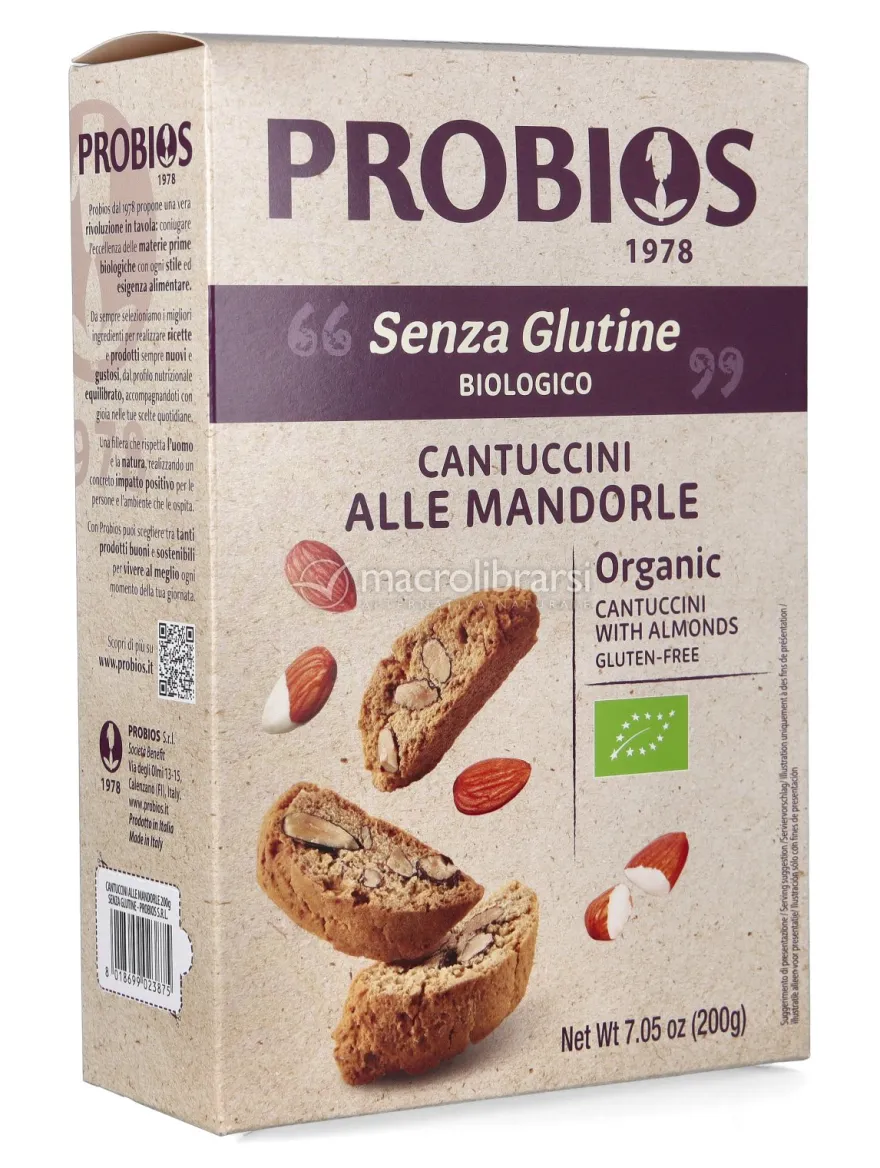 Cantuccini alle Mandorle Bio Senza Glutine